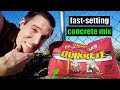 Truth About Fast-Setting Concrete Mix // Setting Fence Posts