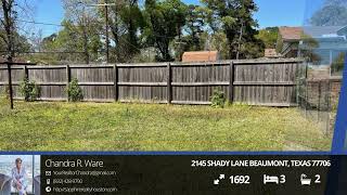 2145 Shady Lane Beaumont, Texas 77706 | Chandra R. Ware | Search Homes for Sale