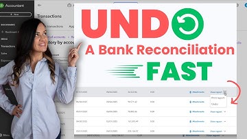 Easily UNDO a Bank Reconciliation in Quickbooks Online (QBO)