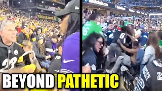 NFL Fans Start BRAWLING and All HELL Breaks Loose
