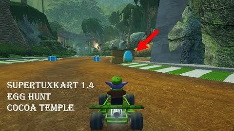 SuperTuxKart 1.4 - Egg Hunts - Cocoa Temple [5/21]