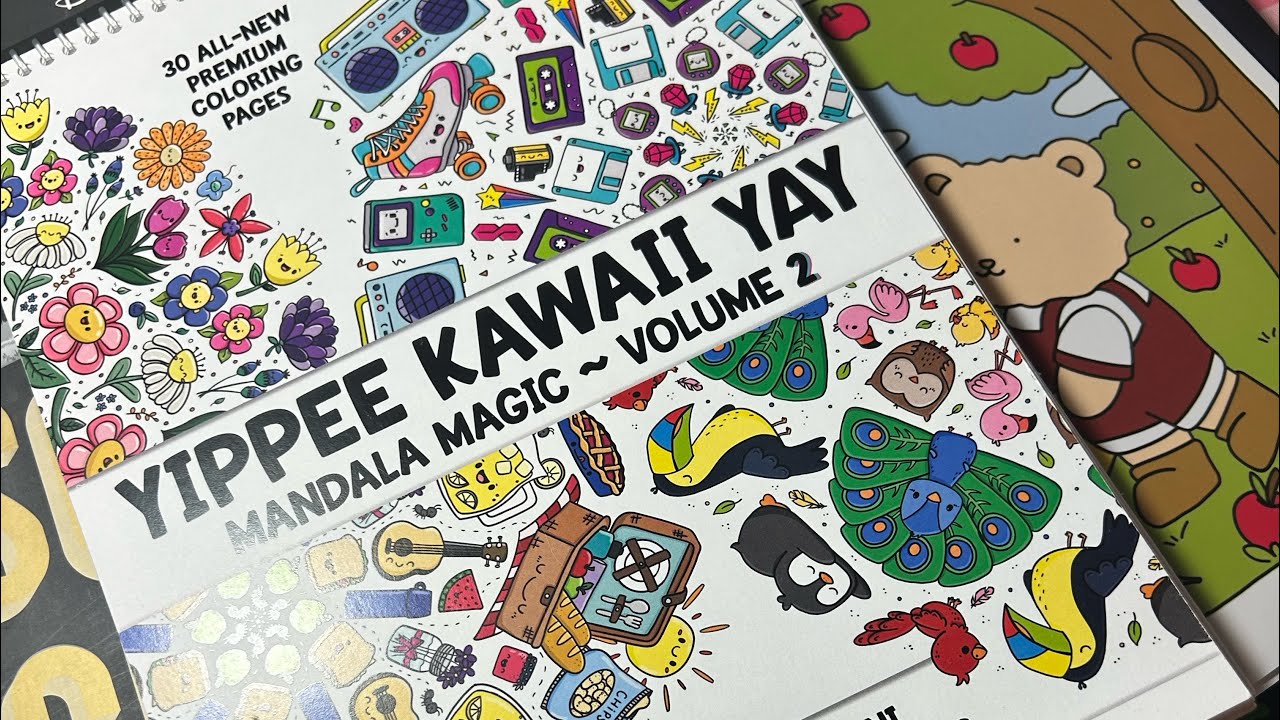 What I colored for March and April!!  🖍️