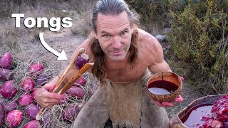 Primitive Safety Tongs & Prickly Pear Juice Extraction