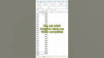 Fonction SEQUENCE : Crée une Série de Nombres en un Clic !