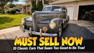 Budget-Friendly! 20 Classic Cars That Seem Too Good to Be True!