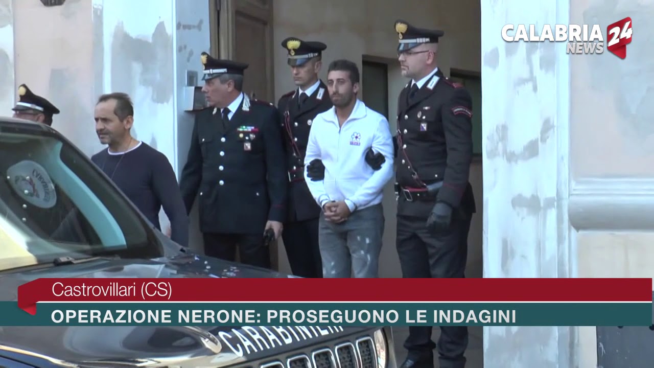 Castrovillari (CS): Operazione Nerone, proseguono le indagini