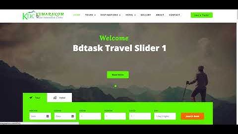 How to add slider text and activate at travel tour WordPress Theme | This is in Client website