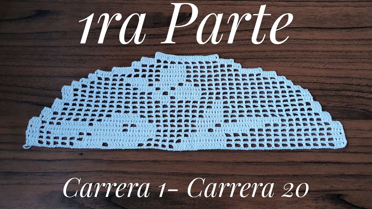 🌸 Como tejer Centro de Mesa a Crochet paso a paso, Conejitos en Crochet Filet parte 1/2