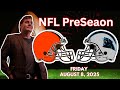 NFL Picks - Cleveland Browns vs Carolina Panthers Prediction, 8/8/2025 Preseason NFL Free Picks