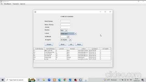 Pemrograman Visual - Aplikasi Sederhana Inventarisasi Sekolah