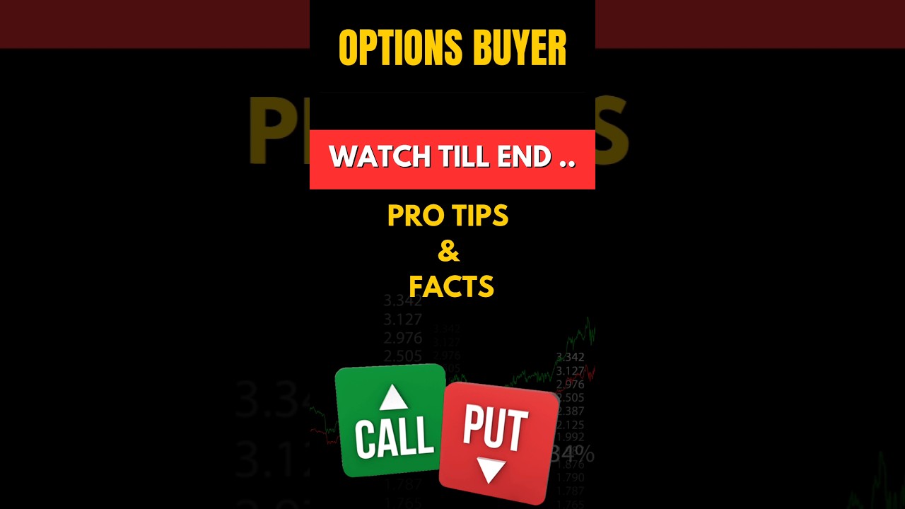 Option Buying Pro Tips || Option Buying Kab Kare || Option Trading Tips 