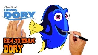 Cara Menggambar Dory | Mencari Dory