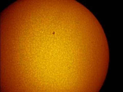 ISS in front of the Sun