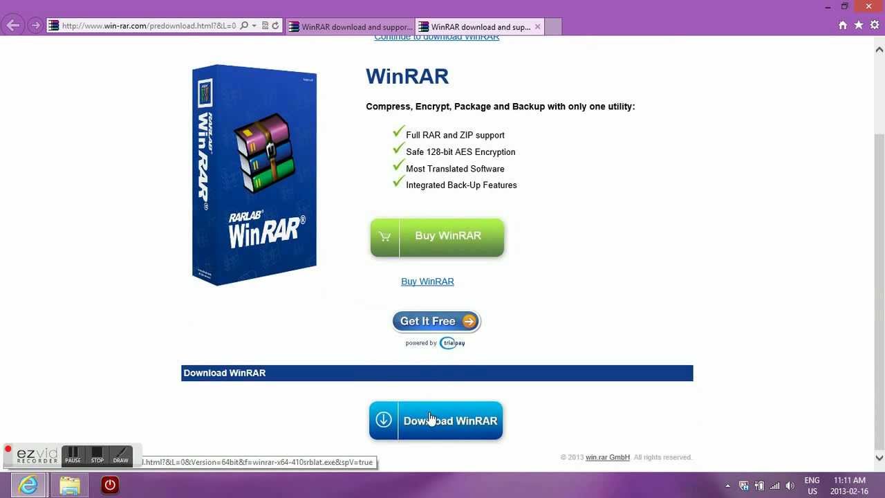 free download winrar win 8