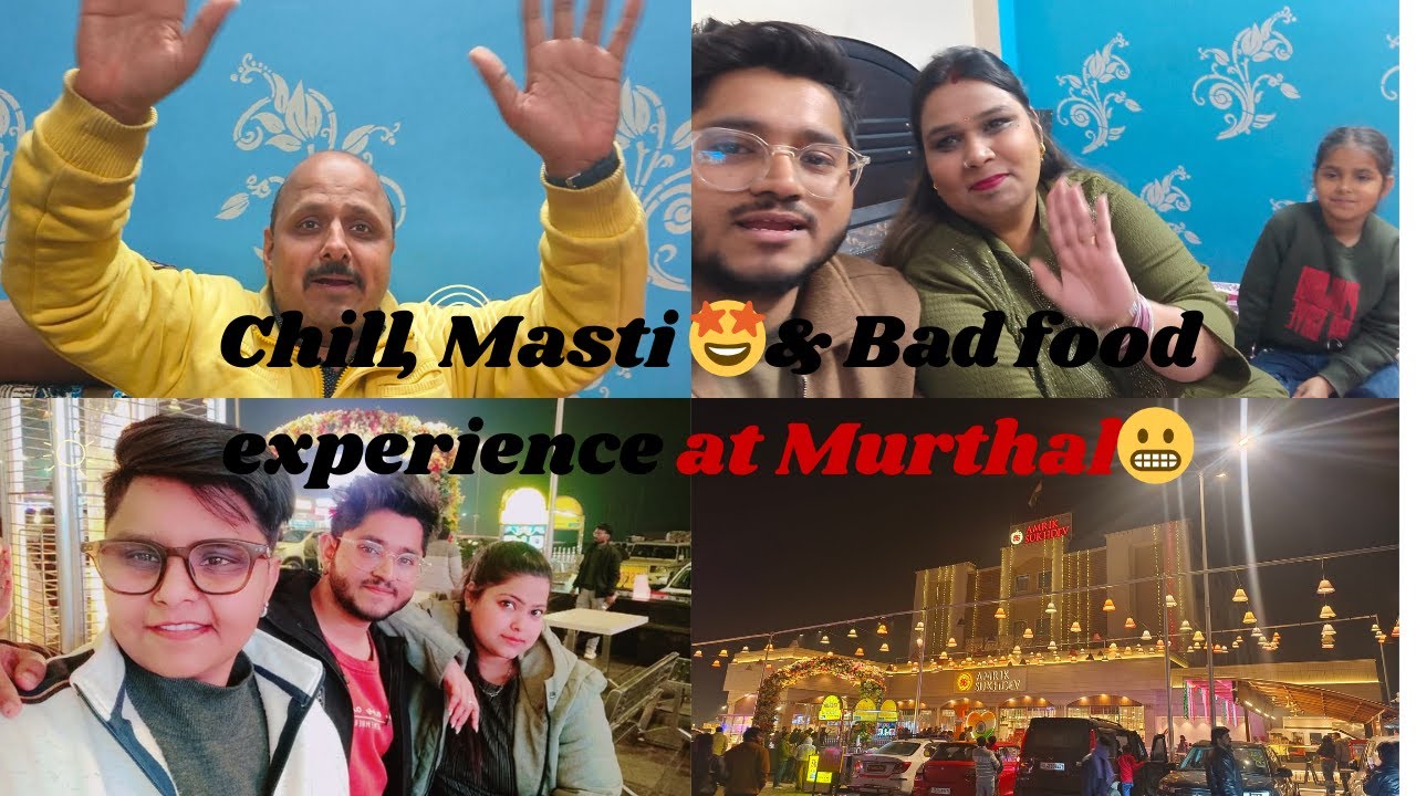 Car Ride, Family Masti & Disappointing Food 😅 | Real Life Vlog