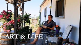 Slow Living as a Part Time Artist | Studio Vlog