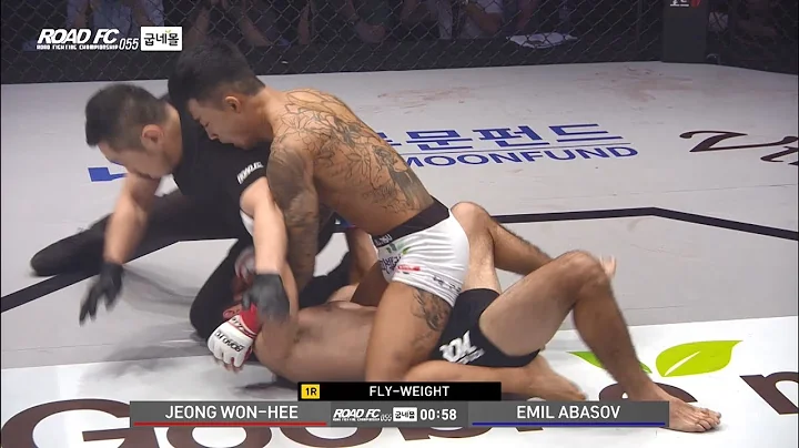 JEONG WON-HEE() VS EMIL ABASOV( )  FULL FIGHT /  ROAD FC 055