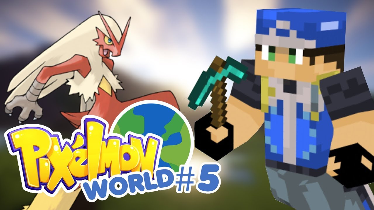 PIXELMON WORLD 🌍 5 ~ On CHERCHE une PIERRE Eau~ - YouTube
