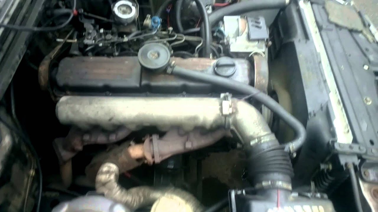 Volvo 740 D24 First start after repair - YouTube