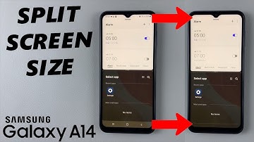 How To Add / Remove Status & Navigation Bar In Split Screen On Samsung Galaxy A14