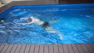 Hydro One Fiberpool Swim Jet System for endless swimming experience!