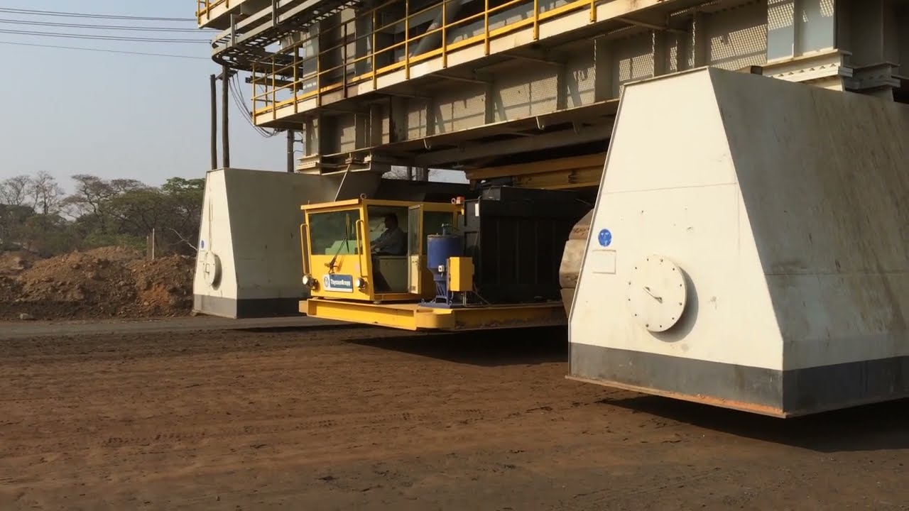 Semi Mobile Primary Crushing Plant On The Move In Kalumbila Zambia September 2015