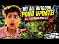 MY ALL OUTDOOR POND UPDATE 😱 | ALL FISH POND UPDATES! #pond #aquarium #fish #viral #fishpond
