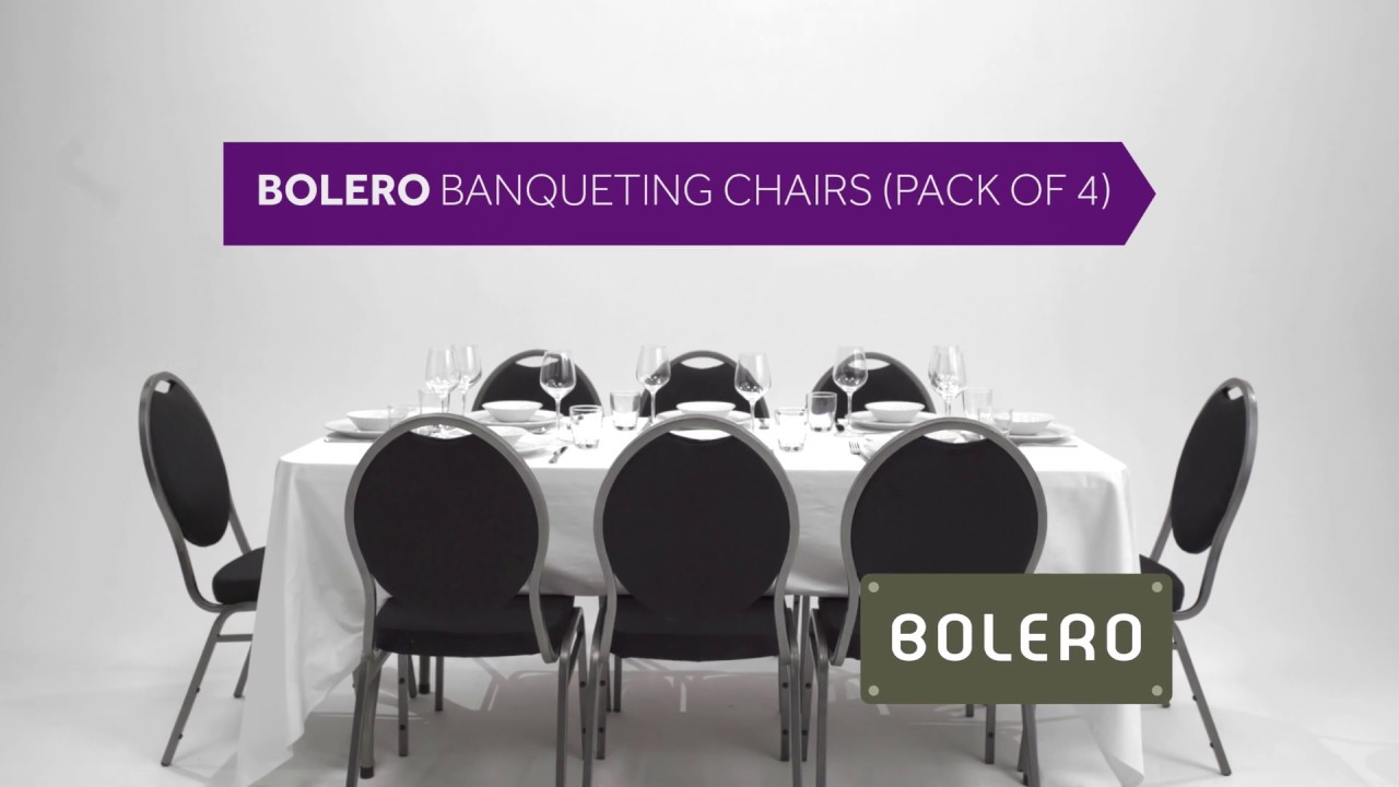 Bolero Banqueting Chairs (Pack of 4) (CE142)