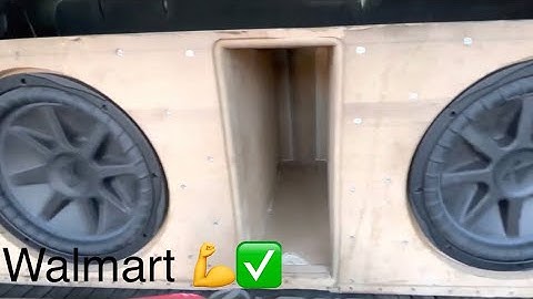 2 Kicker 12’s *Only 200 Watts - Amazing Bass