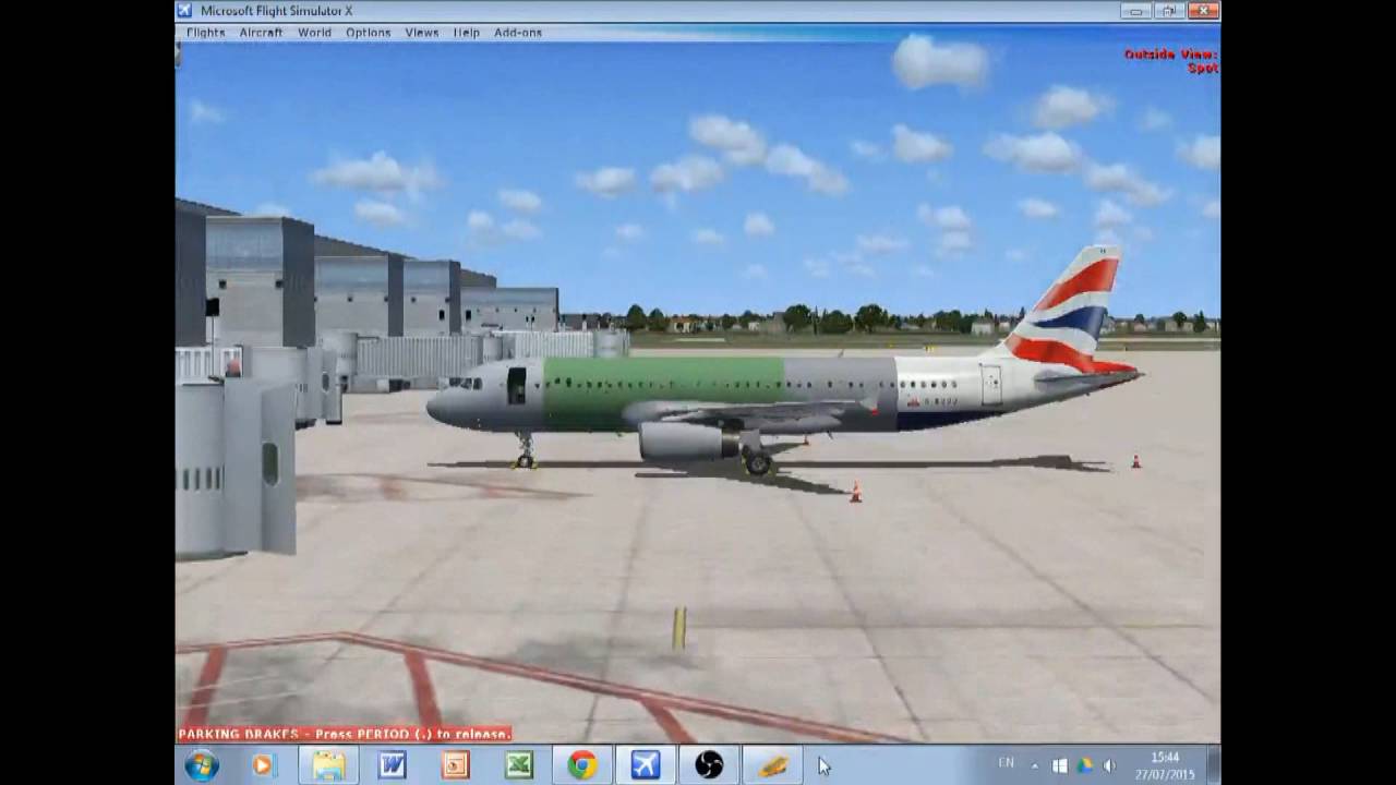 Startup Aerosoft Airbus X Extended