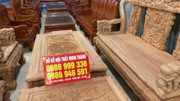 Bàn ghế minh quốc voi chân 14 cột 12 siêu dày siêu víp