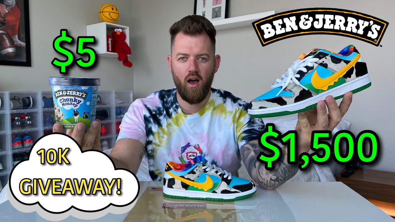 Nike collaborates with Ben & Jerry's on The Chunky Dunky sneaker