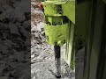 This equipment is so convenient—it can drill and split rocks in one step!