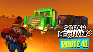 МОД ROUTE 41 или ХАРДКОРНАЯ 🔥 ВЕРСИЯ ВЫЖИВАНИЯ в ПУСТОШИ | SCRAP MECHANIC