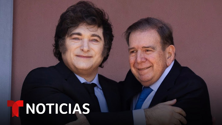 Milei recibe con máximos honores al líder venezolano Edmundo González Urrutia | Noticias Telemundo