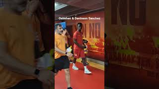 Galatasaray- Fatih Karagümrük Maçı Sonrası Osimhem Ve Davinson Sanchezin Stattan Ayrılık Anları