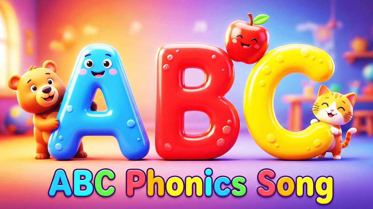 🌈 ABC Phonics for Toddlers | Fun Learning Song | Easy Phonics Song for ...