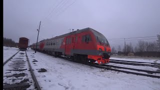 281) Поездка на поезде ДТ1 и двух автобусах в Сланцы и Кингисепп. Запад Ленинградской области.
