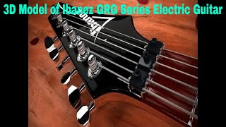 3D Model of Ibanez GRG Series Electric Guitar Review