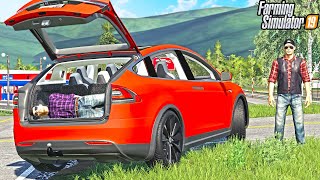 GARRETT GOT KIDNAPPED IN A TESLA | SEARCH AND RESCUE | FARMING SIMULATOR 2019