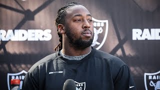 Raiders second-round draft pick p.j. hall addresses the media on
friday following first day of rookie minicamp. visit
http://www.raiders.com for ...