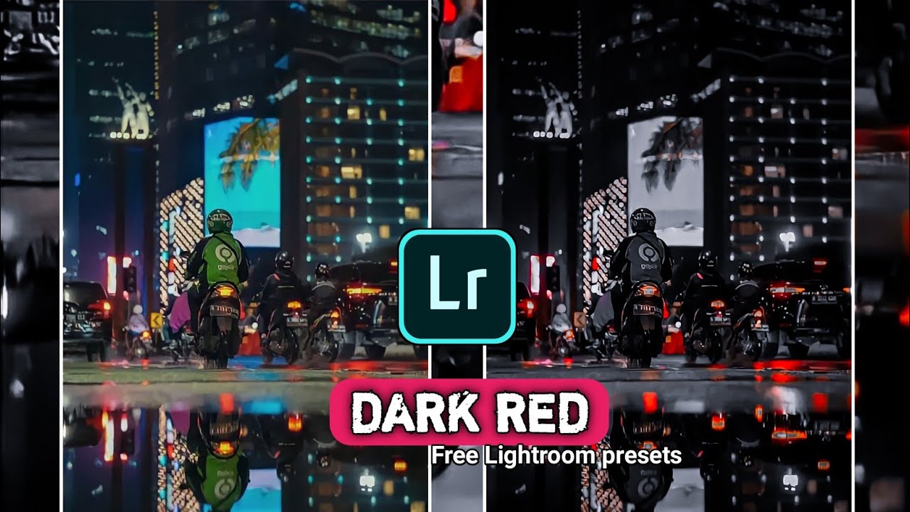 Dark Red Lightroom preset/Red tone preset/Lr photo editing/New Lightroom presets dng/free Lr preset
