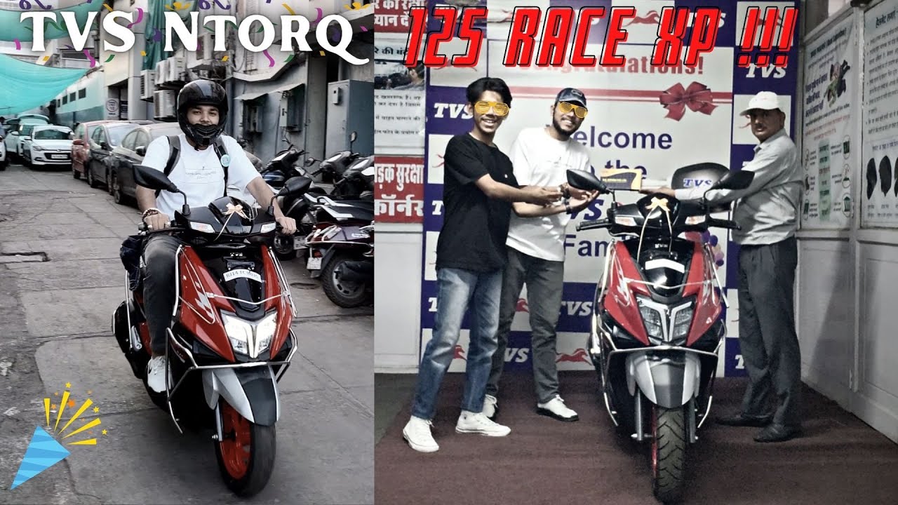 Delivery Of Our New #Ntorq 125 Race XP🔥