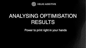 Analysing Optimisation Results