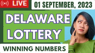 Delaware Night Lottery Draw Results - 01 Sep, 2023 - Play 3 - Play 4 -Multi-Win Lotto - Powerball