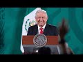 Anuncio de inauguración de sucursales del Banco del Bienestar. Conferencia presidente AMLO