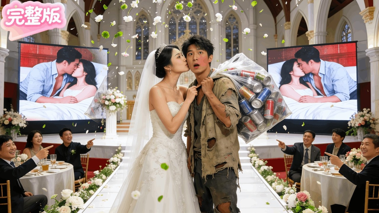 婚禮當天，窮丫頭被出軌未婚夫放鴿子顏面盡失！氣急的她轉身拽了個乞丐結婚！不料竟是權勢滔天的全城首富！當場對她一見鐘情！婚後把她寵上天夜夜索吻！#热门短剧 #drama #chinesedrama