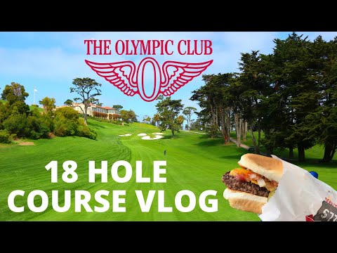 The Olympic Club Lake Course - 18 Hole Course Vlog and Burgerdog!