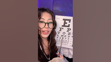 ASMR Eye Exam ✨ #asmr #medicalroleplay