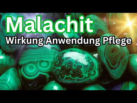 Video: Malachit-Steine: mineralische Eigenschaften